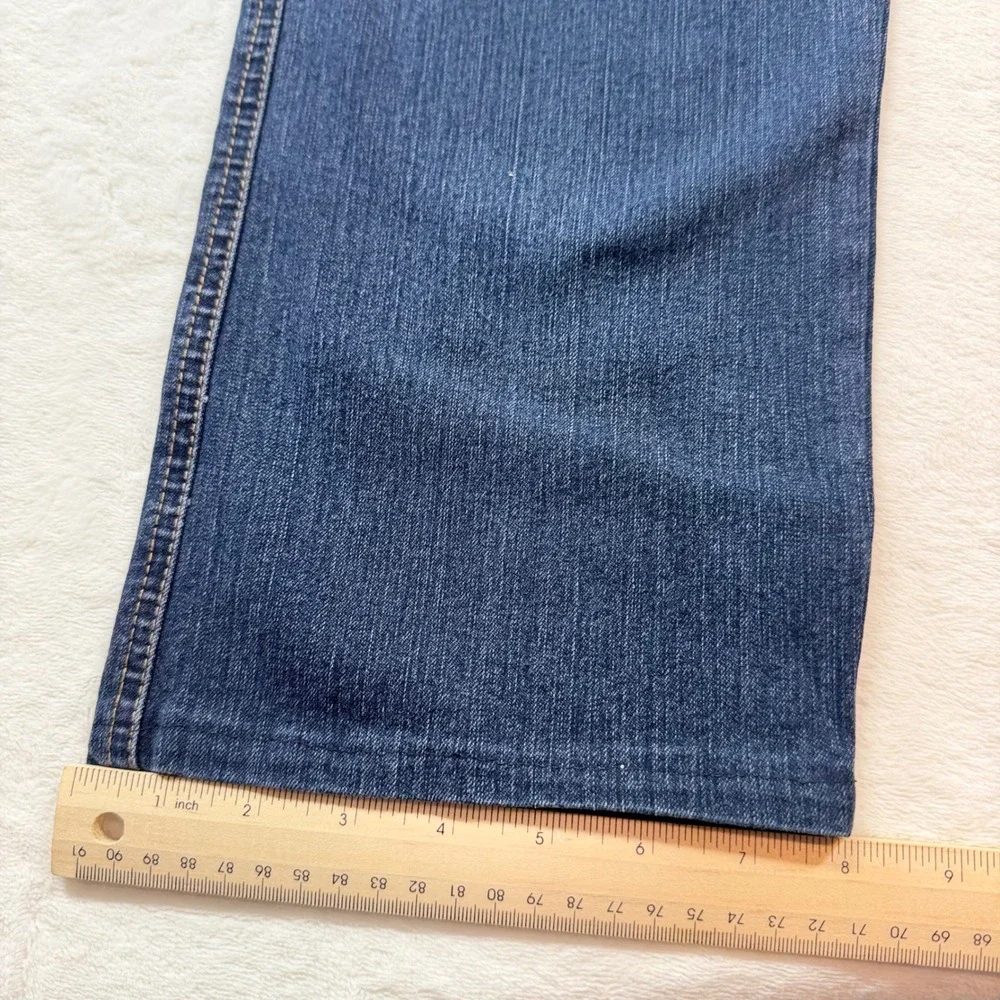 Calvin Klein Jeans Straight Leg Womens 16 Dark Blue Excellent Stretch‎ ZD15J198
